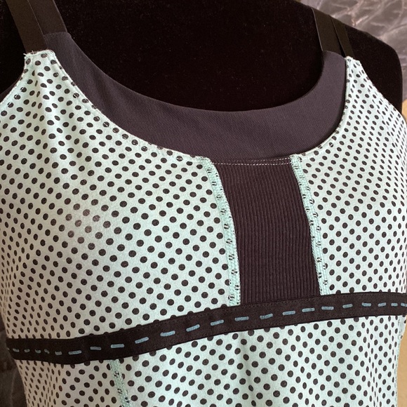 Lululemon Move Tank Aruba Black Party Dot - Picture 3 of 7